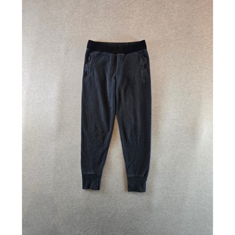 Tna Aritzia Jogger Sweatpants Women XXS Charcoal Gray Zip Pocket Athleisure
